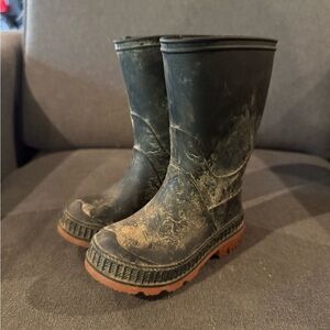 Durable Black and Brown Outdoor Boots